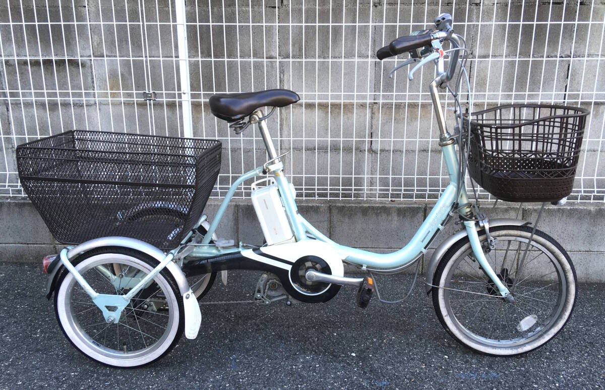 電動三輪自転車　2024年製ほぼ未使用　全国送料無料 免許不要の三輪電動バイク】電動モビリティメーカーSunEmperor