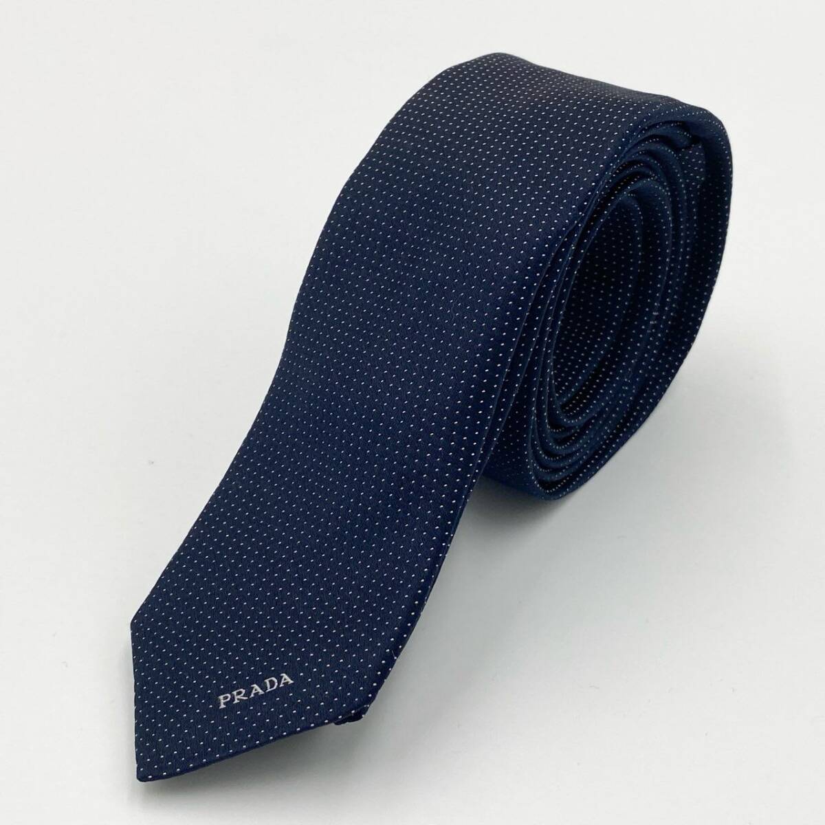 美品⭐︎PRADA ネクタイ ブラック Re-Nylon ギャバジン ネクタイ | PRADA