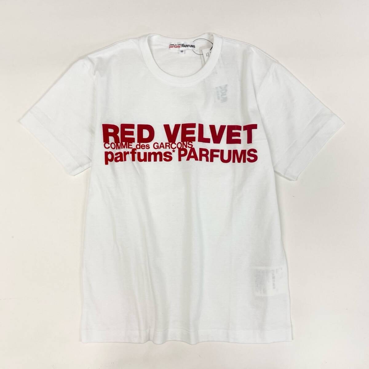 【未使用タグ付】2019年コムデギャルソン　パルファムスタープリントロゴＴシャツ 未使用タグ付】2019年コムデギャルソン パルファムスター