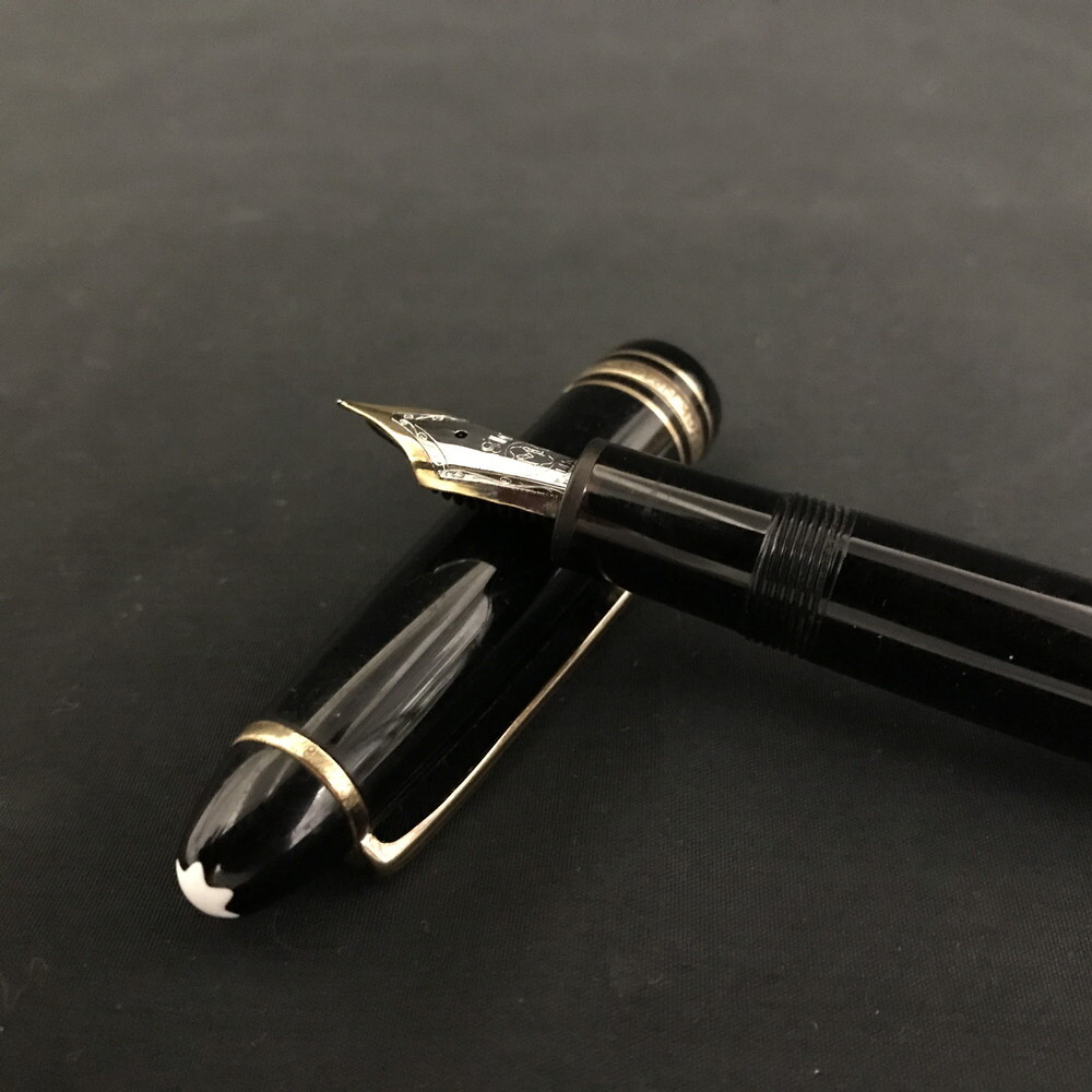モンブラン マイスターシュテュック #146 14K585 中古)MONTBLANC モンブラン 万年筆 マイスターシュテュック #146