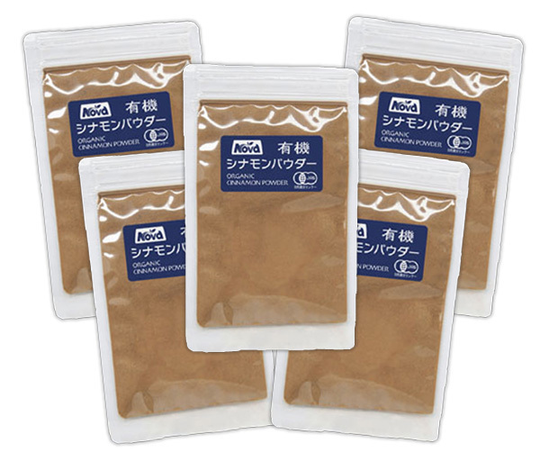 有機シナモンパウダー 100g(20gX5袋)★無農薬オーガニック★スリランカで生産される品種のなかでも最高の香りをもつセイロンシナモン♪