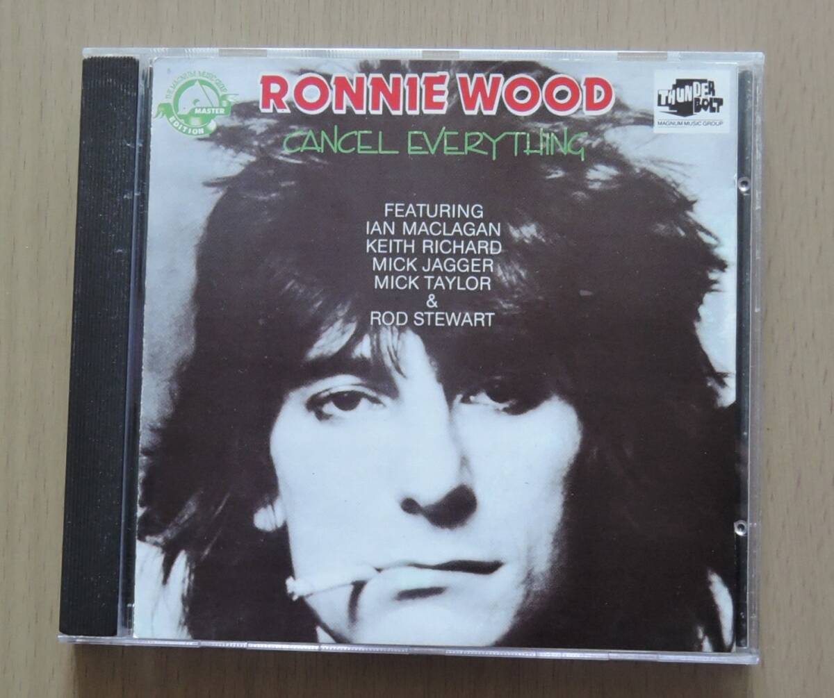 CD* RONNIE WOOD long * дерево * CANCEL EVERYTHING I vu*goto* мой *oun* альбом *tu*du*