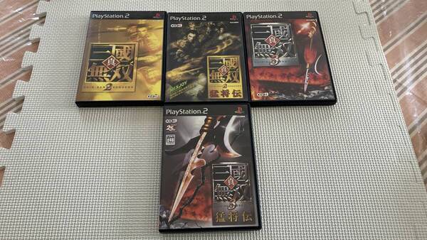 ジャンクPS2-888 動作未確認 プレイステーション2 三国無双セット (説明書欠品)
