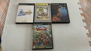 ジャンクPS2-906 動作未確認 プレイステーション2 かまいたちの夜2 ドラゴンクエスト8 牧場物語3 ファイナルファンタジー10