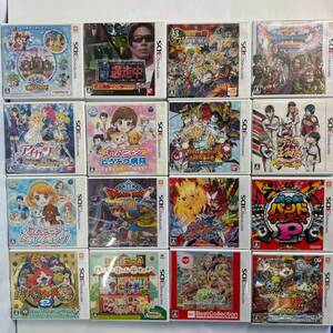 ニンテンドー3DS 16本 まとめ売り 妖怪ウォッチ DQⅧ DQ どうぶつの森 ゲームソフト ジャンク 動作未確認 長期保管品 F3DS16b R7825o