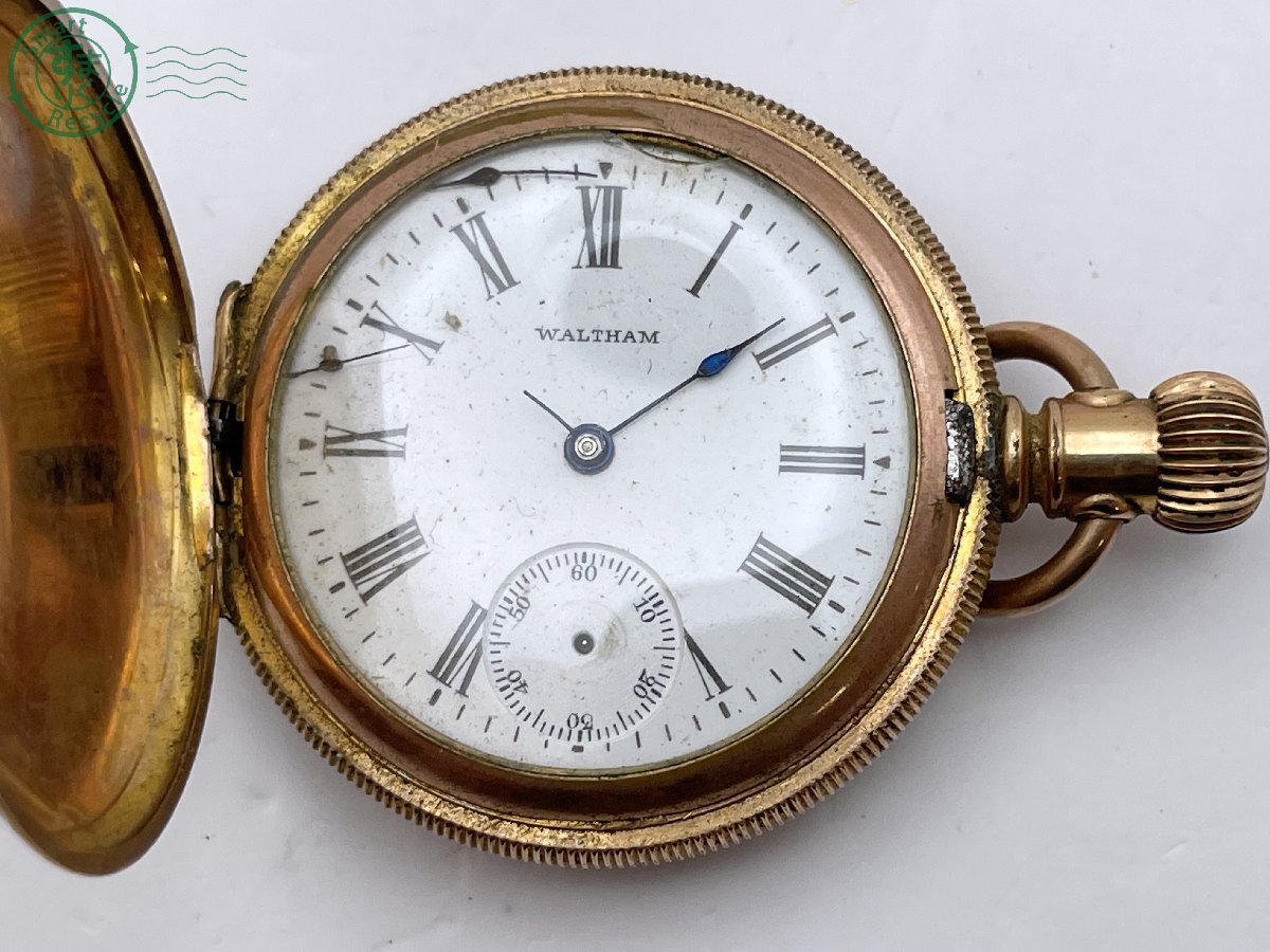 WALTHAM ウォルサム 懐中時計 ゴールド ヴィンテージ アンティーク 不動 Yahoo!オークション -「ウォルサム 懐中時計 金」の落札相場