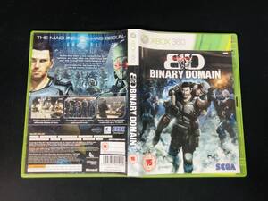 【Xbox360】 BINARY DOMAIN (バイナリードメイン) 即売り!! 海外版