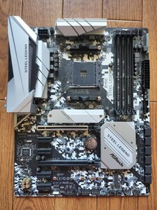 ASRock B450 STEEL LEGEND 中古 マザーボード ATX AM4