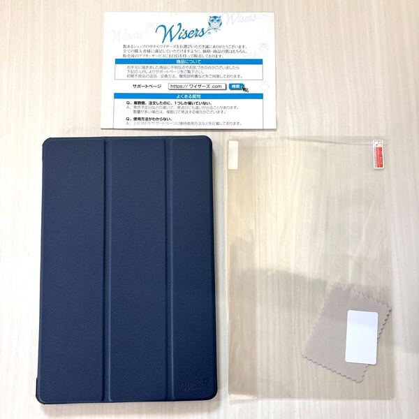LAVIE Tab T11ケース(保護フィルム付き/スリムタイプ) PC-1155HAS T1155/HAS PC-TAB11F01 TAB11/F01 T1165/KAS PC-T1165KAS (ダークブルー)