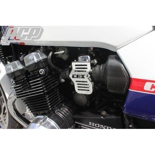 美品！CBX400F キャブレターカバー　刻印あり CBX400F ステンレス オリジナル キャブカバー CBX ロゴ入り 左右