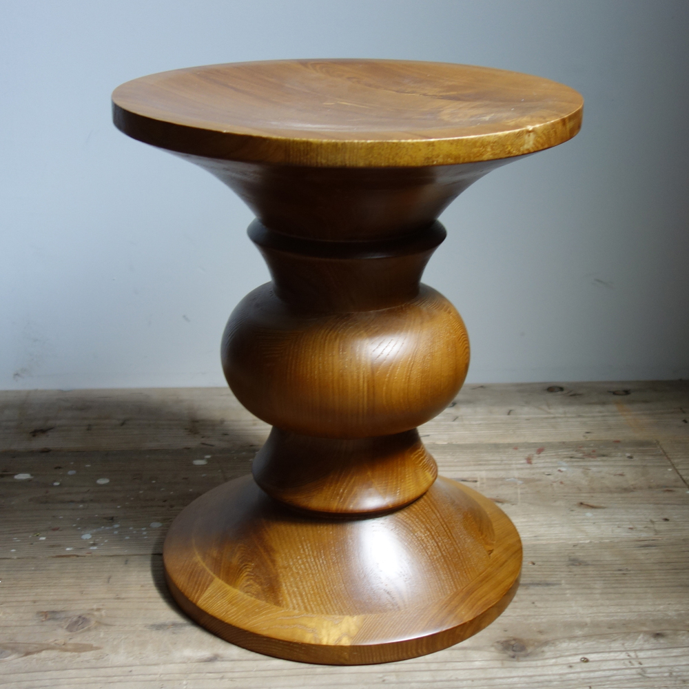 ウッドスツール Eames イス スツール[TypeA]　イームズ Eames Turned Stool（イームズ ターンドスツール）/Herman