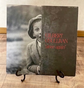 LP 国内盤 帯付■GILBERT O'SULLIVAN★ギルバート・オサリバン ALONE AGAIN 14曲ベスト/エヴァーグリーンな名曲の数々を収録。