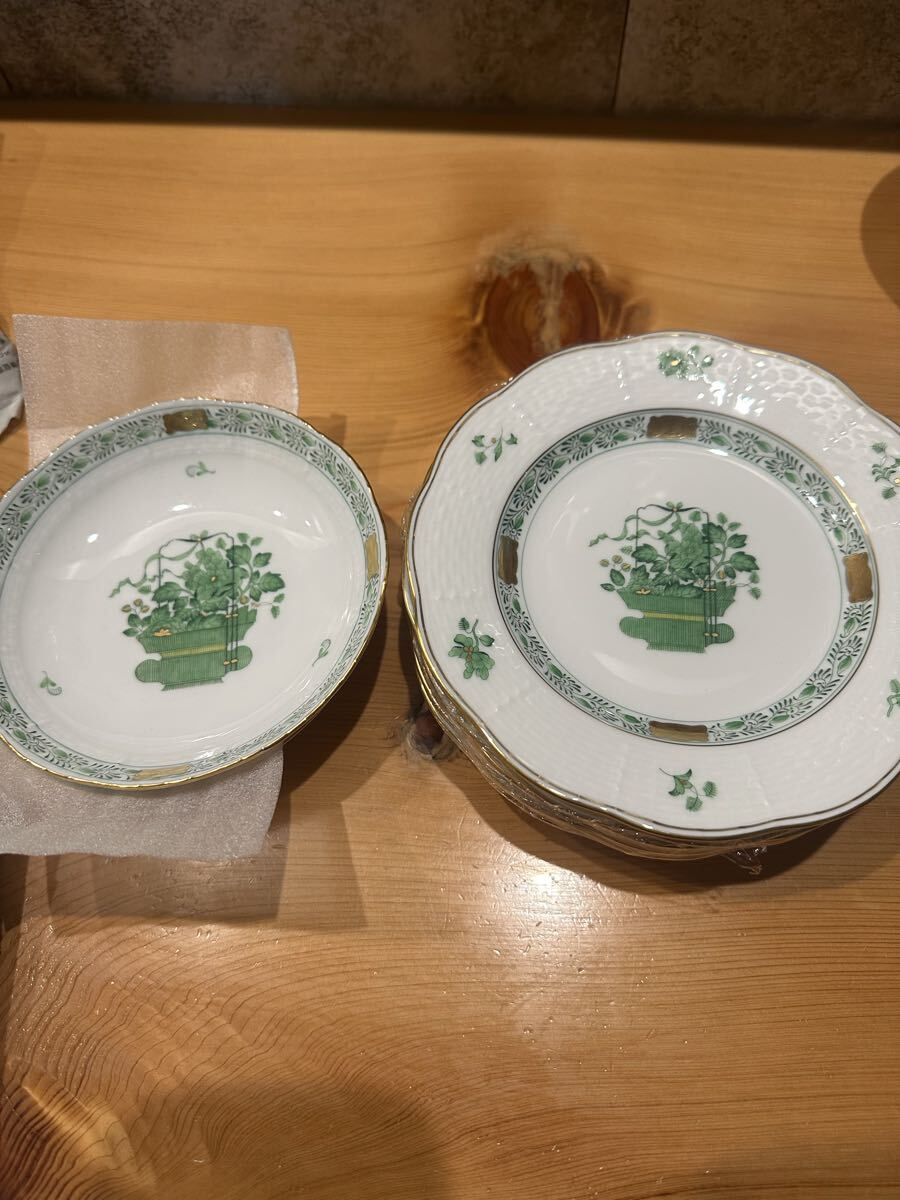 ヘレンド　清の花籠　飾皿 Yahoo!オークション -「ヘレンド 清の花籠」(ヘレンド