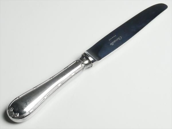 クリストフル（Christofle）テーブルナイフ、ナイフ　各6点　中古 クリストフル・ガリア「Christofle社 ナイフレスト 6点セット A