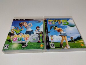 PS3 みんなのゴルフ6 みんなのゴルフ5 2本セット