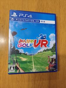 新品即決■【PS4】 みんなのGOLF VR (プレイステーションVR専用) ゴルフゲーム