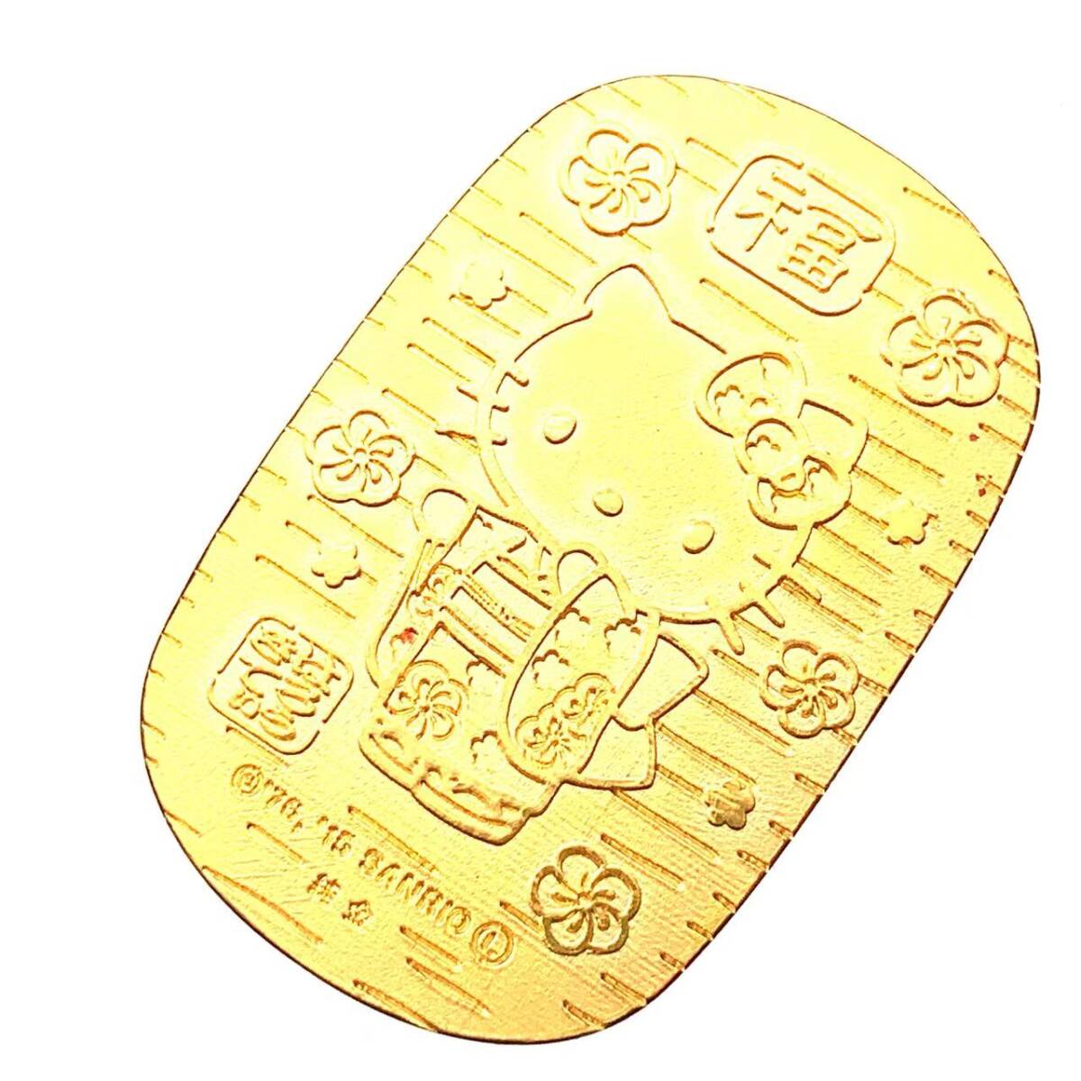 ★ハローキティHELLO KITTY ⭐︎1/4オンス金貨　木製箱入り30周年 K24 ハローキティ 30周年 1/4oz プルーフ金貨【No.1033】 | SUNRIZE