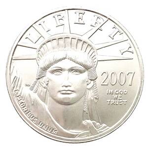 23339 Либерти Платиновая монета США Орел 2007 15,5г Платина PT999 Коллекция
