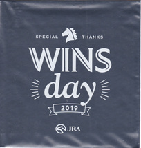 JRA 日本中央競馬会 2019年 WINS day ウインズデー オリジナルグッズ マルチクロス ルヴァンスレーヴ 配布品 未使用_画像3