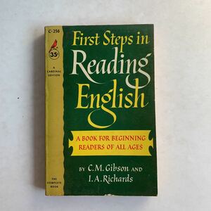 洋書　THE COMPLETE BOOK First Step in Reading English C.M.Gibson and I.A.Richards