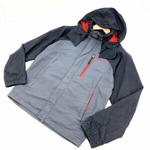 Columbia * OMNI-HEAT autumn winter nylon jacket nylon mountain parka gray black S repair have camp Colombia #I22