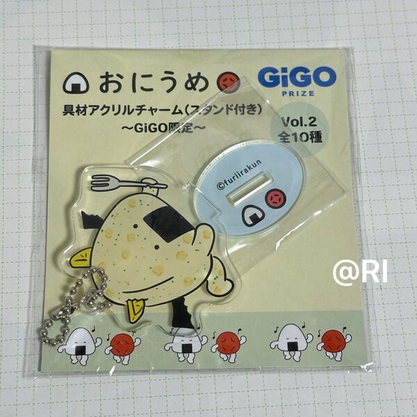 おにうめ 具材アクリルチャーム スタンド付き GiGO限定 悪魔のおにぎり