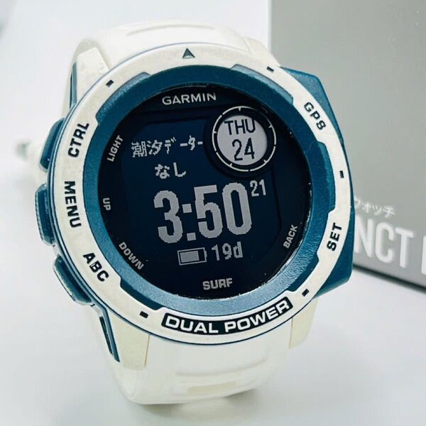 【美品】Garmin ガミン Instinct Dual Power Surf (3850)