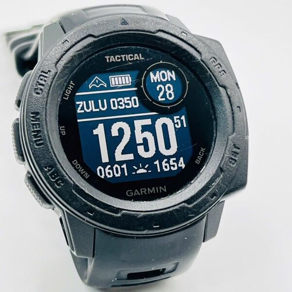 【美品】Garmin ガミン Instinct Tactical Black (7111)
