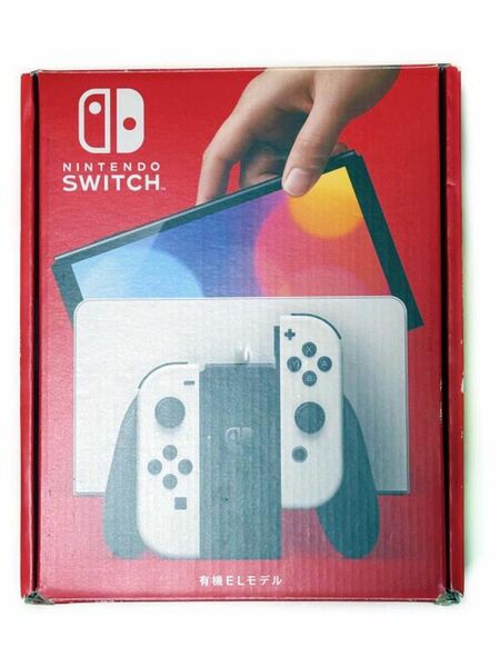 液晶綺麗 有機EL Switch 任天堂 スイッチ ホワイト 動作◯ (検 ゼルダ マリオ モンスターハンター ポケモン