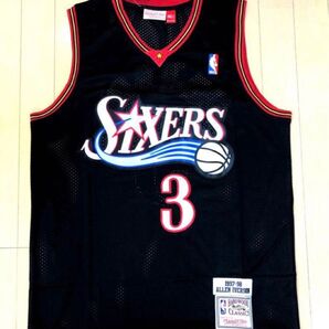 NBA フィラデルフィア シクサーズ アレンアイバーソン ユニフォーム Lサイズ