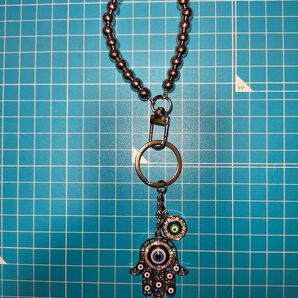 ファティマの手 ナザールボンジュウ キーホルダー