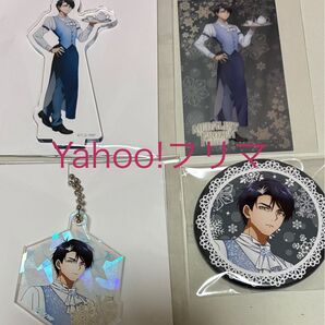 メダリスト フローズンカフェ 夜鷹 純 アクリルスタンド アクリルキーホルダー 缶バッジ 特典 メタルカード