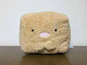 すみっコぐらし キューブクッション BIG Part2 とんかつ ぬいぐるみ ジャンボ 20cm トンカツ グッズ プライズ