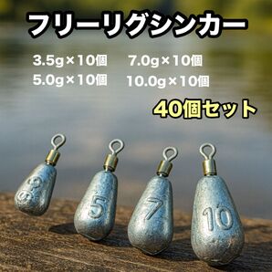 フリーリグシンガー ダウンショット 川 海釣り 重り バス ライトリグ 新品 鉛 オモリ ローリングアイ ブラックバス 渓流