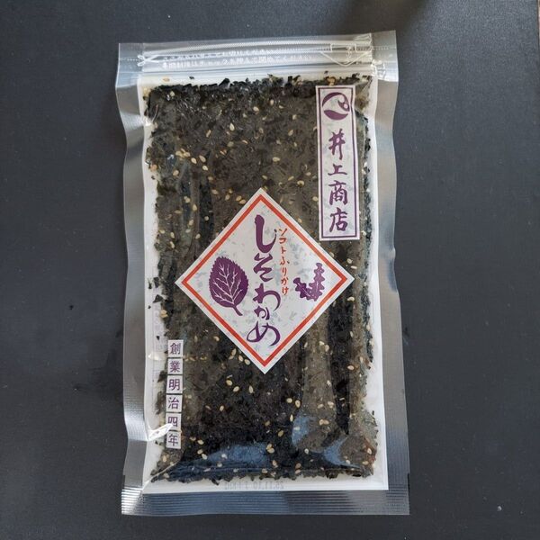 80g 山口 萩 井上商店 しそわかめ ソフトふりかけ