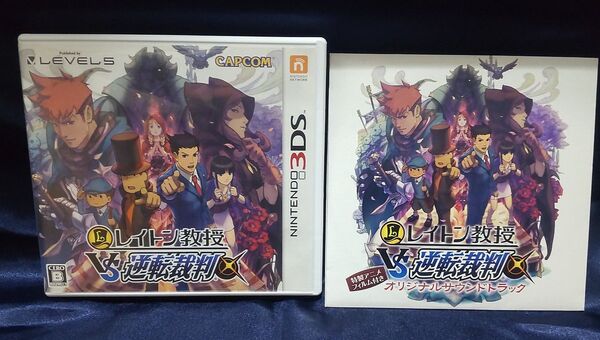 3DS レイトン教授VS逆転裁判 オリジナルサウンドトラック付き