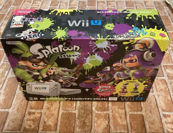 wiiu スプラトゥーン セット 新品未使用品 amiibo アオリ・ホタル付き