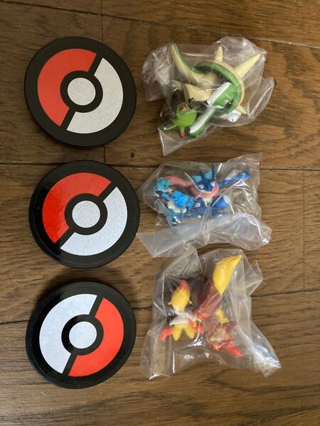 立体ポケモン図鑑 XY フォッコ ケロマツ ハリマロン 進化系セット ゲッコウガ スケールワールド