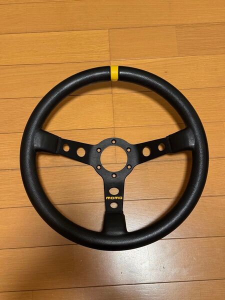 MOMO モモ ステアリング MOD.07 35パイ BK M-41 ブラックレザー
