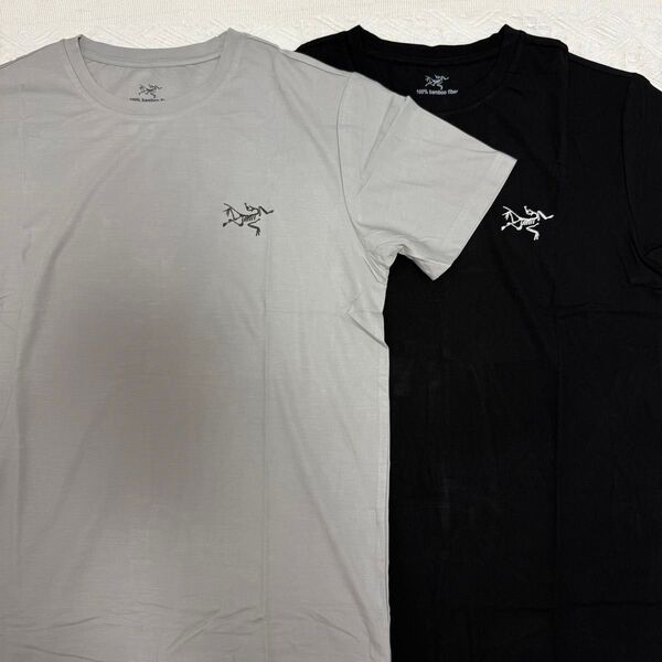 Arc'teryx Tシャツ 2枚セット グレー ブラックサイズL