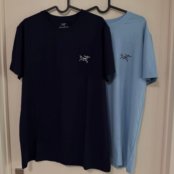ARC'TERYX アークテリクス Tシャツ 2枚セット ネイビー ライトブルーL