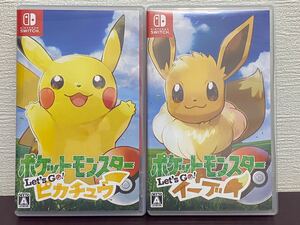 ポケットモンスター Let''s Go ピカチュウ イーブイ 2本 Switch