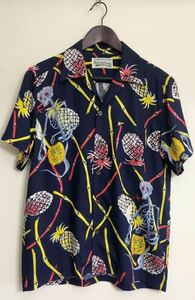  ultimate beautiful goods WACKOMARA Wacko Maria WOLF'S HEAD Wolf`s head aloha shirt M