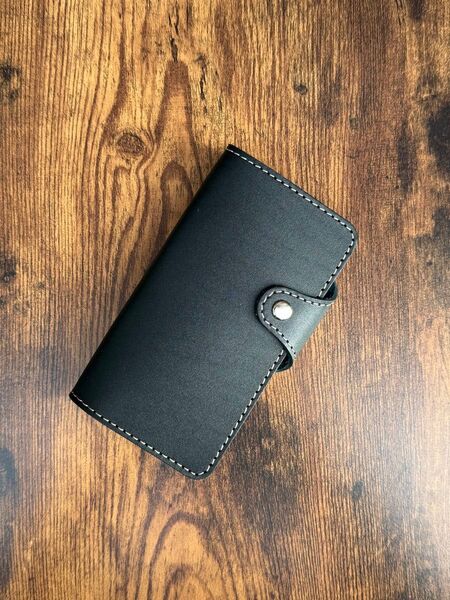 特価品 iPhone7/8/SE2/SE3 手帳型ケース 姫路レザー 日本製 ブラック