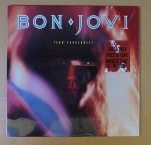 Bon Jovi "7800 Fahrenheit" Us Orig [Mercury] наклейка с красотой Shrink