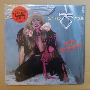 TWISTED SISTER「STAY HUNGRY」米ORIG [半透明盤] ステッカー有シュリンク美品