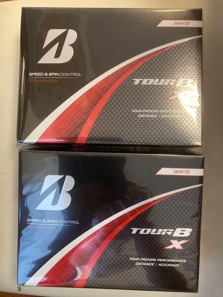 BRIDGESTONE ブリヂストン ゴルフボール TOUR B X 2024年モデル 2ダース ホワイト