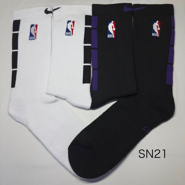 ★新品★ナイキNIKE NBA(26~28cm)バスケットボールソックス靴下2足
