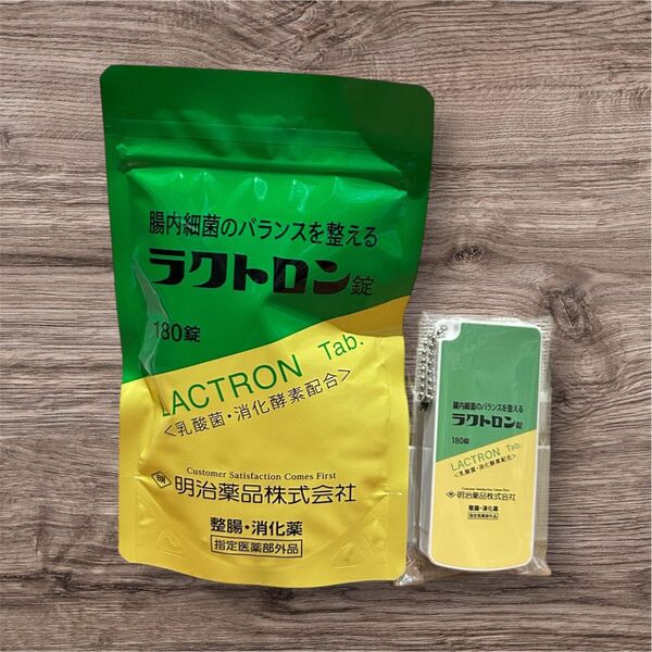 ラクトロン錠 180錠 ピルケース 明治薬品 45周年記念パッケージ