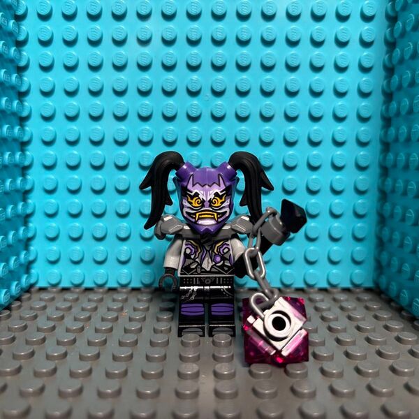 正規品 レゴ LEGO ニンジャゴー ミニフィグ 70641 ウルトラバイオレット 鬼仮面 鬼の仮面